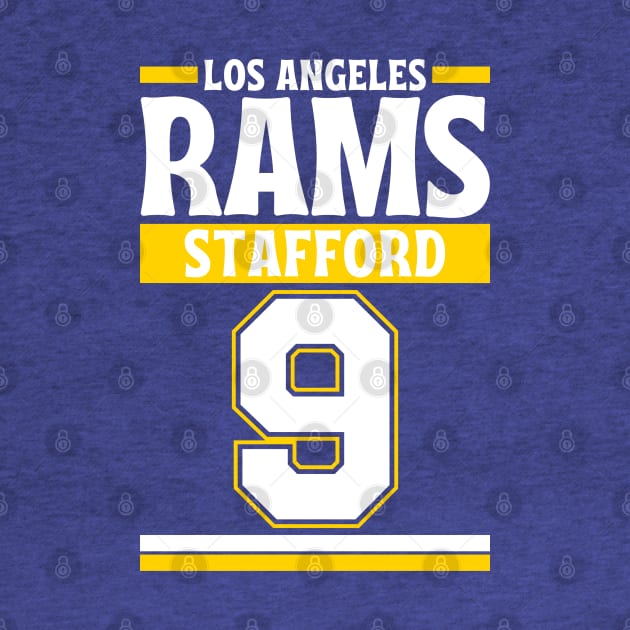 Los Angeles Rams Stafford 9 American Football Edition 3 by Astronaut.co